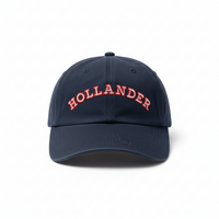 Load image into Gallery viewer, Navy blue cap with 'HOLLANDER' text in red on a white background
