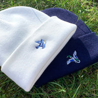 Load image into Gallery viewer, Embroidered Motif Beanie - Beautiful Birds
