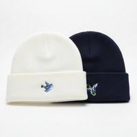 Load image into Gallery viewer, Embroidered Motif Beanie - Beautiful Birds
