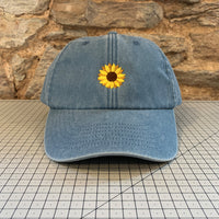 Load image into Gallery viewer, Embroidered Motif Cap - Sunflower
